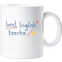 60 SECOND MAKEOVER Best Inglish Teecha Mug in White