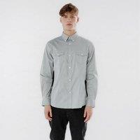 TopLook London Men's Mens Smart Casual Shirt- Regular Fit Shirt With Chest Pocket in Pale Blue | Size: 2XL