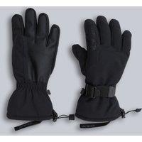 Animal Women's 'Flow' Waterproof Warm Padded Fleece Lined PrimaLoft Snow Gloves in Jet Black | Size: Large