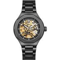 Anthony James Men's Hand Assembled Limited Edition Sports Skeleton Watch in Black
