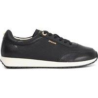 Dune London Women's 'Ettah' Leather Trainers in Black | Size: 3