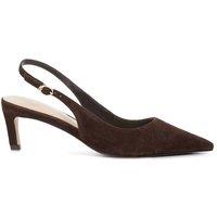 Dune London Women's 'Celinna' Suede Strappy Heels in Brown | Size: 7