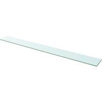 Berkfield Home Shelf Panel Glass Clear 110x12 cm