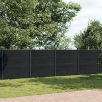 Berkfield Home Fence Panel Grey 1391x186 cm WPC