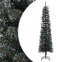 Berkfield Home Artificial Slim Christmas Tree with Stand Green 180 cm PVC