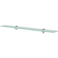 Berkfield Home Floating Shelf Glass 80x10 cm 8 mm in Clear