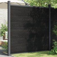 Berkfield Home Fence Panel WPC Grey 180x186 cm