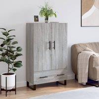 Berkfield Home Highboard Grey Sonoma 69.5x31x115 cm Engineered Wood