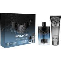 Police Men's Deep Blue Eau De Toilette 100ml Gift set in Misc