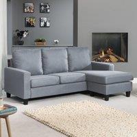 Artemis Home Modbury Reversible Corner Sofa in Light Grey