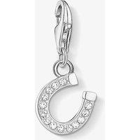 THOMAS SABO Women's Silver Clear Cubic Zirconia Horseshoe Charm 1795-051-14
