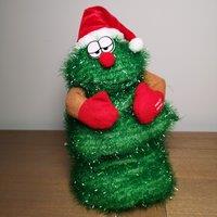 Samuel Alexander 28cm Animated Singing & Dancing Norbert Christmas Tree Decoration in Green