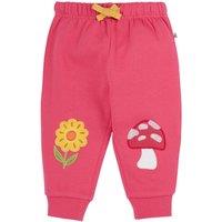 Frugi Girl's Character Joggers in Pink | Size: 12-18 m