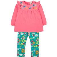 Frugi Girl's Kyla Outfit in Pink | Size: 0-3 m
