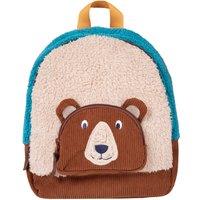 Frugi Fleece Character Backpack in Brown