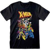 X-Men Men's Comic T-Shirt in True Black | Size: 2XL