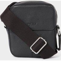 OSPREY LONDON Men's The Jacob Leather Phone Bag in Black
