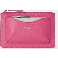 OSPREY LONDON Women's The Viva 2 in 1 Leather Pouch in Pink | Size: 2 Pack