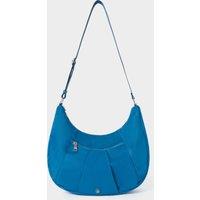 OSPREY LONDON Women's The Fusion Medium Nylon Crescent Shoulder Bag in Blue