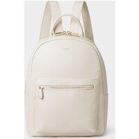 OSPREY LONDON Women's The Adaline Leather Backpack in Off-White