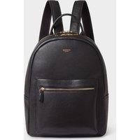 OSPREY LONDON Women's The Adaline Leather Backpack in Black