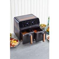 Neo Black & Copper 8.5L Electric Digital 2 Drawer Dual Zone Air Fryer