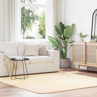 Berkfield Home Shaggy Rug High Pile NAVARRA Cream 200x200 cm Polyester | Size: Medium