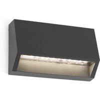 Netlighting Must LED Outdoor Small Wall Light Dark Grey IP65