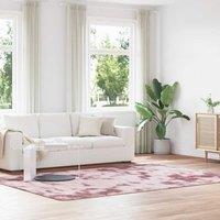 Berkfield Home Shaggy Rug High Pile NAVARRA Dusty Pink 200x290 cm Polyester | Size: Medium