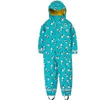 Frugi Printed Puddle Buster All in One in Blue | Size: 6-12 m