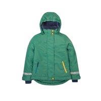 Frugi Snow & Ski Scene Coat in Green | Size: 4-5 Years