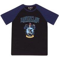 Harry Potter Men's Ravenclaw Raglan T-Shirt in Black | Size: Medium
