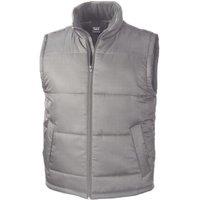 Result Core Men's Padded Body Warmer in Grey | Size: Small