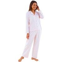 Love to Sleep Women's Luxury Velour Pyjama Set in Light Pink | Size: 16-18