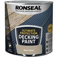 Ronseal Ultimate Protection Decking Paint Warm Stone 2.5 litre | Size: 2.5L