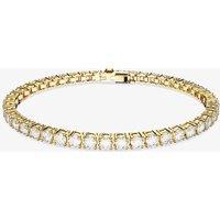 Swarovski Women's Matrix White Gold Plated Tennis Bracelet 5657664 M | Size: 16.5 cm