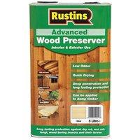 Rustins Advanced Wood Preserver Clear 5 Litre | Size: 5L