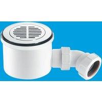 McAlpine ST90CPB-S-HP2 1.5" 90mm Hi-Flow Shower Trap in White