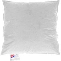 Homescapes Duck Feather & Down Cushion Pad Inner Insert Filler in White | Size: 70 cm x 70 cm