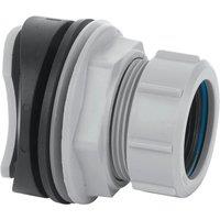 McAlpine Mechanical Soil Grey Boss Connector For Pipe 1.25" BOSSCONN-1.25GR
