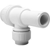 John Guest Stem Reducing Tee 22 X 22 X 15mm (Pack Of 5) in White