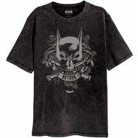 Batman Men's Acid Wash T-Shirt in Black | Size: Medium