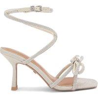 'Avery Sandal' Fabric Heels