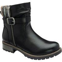 Lotus Women's 'Triana' Zip-Up Ankle Boots in Black | Size: 7