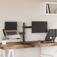 Berkfield Home Monitor Mount Black Steel VESA 75/100 mm