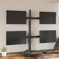 Berkfield Home Monitor Mount Black Steel VESA 75/100 mm