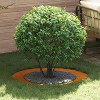 Berkfield Home Corten Steel Planter Corten Steel Large Decorative Inlays