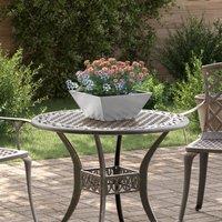 Berkfield Home Garden Bowl Planters 5 pcs 35x35x15 cm Stainless Steel in Silver | Size: 35 x 35 x 15 cm