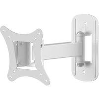 AVF Extendable Tilt & Turn TV & Monitor Wall Mount, for TVs up to 43" Brand in White