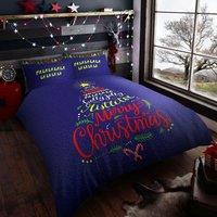 GAVENO CAVAILIA Tree Wishes Xmas Duvet Cover | Size: Double